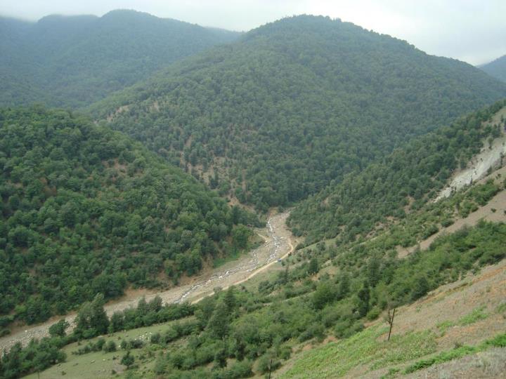 منظره زیبا از کوه های خلخال